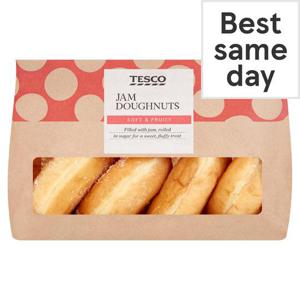 Tesco Jam Doughnuts 4 Pack