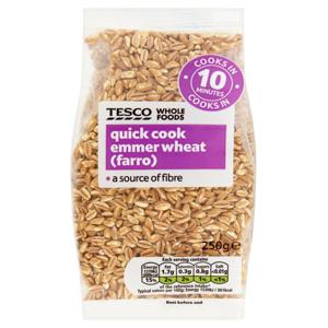 TESCO QUICK COOK EMMER WHEAT 250G