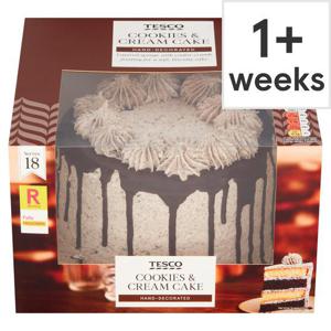 Tesco Cookies & Cream Cake