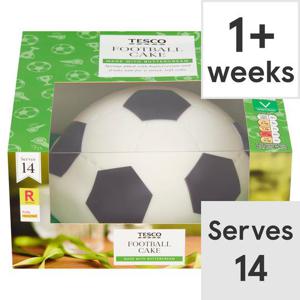 Tesco Football Cake Each