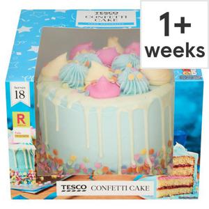 Tesco Confetti Cake