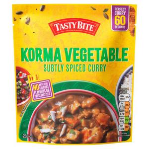 Tasty Bite Korma Vegetable Curry 285G