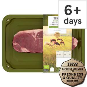 Tesco Organic Beef Sirloin Steak