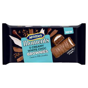 Mcvitie Moments White Chocolate Cream Brownies 5 Pack