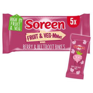 Soreen 5 Fruit & Vegmms Blackberry & Beetroot Bake 150G