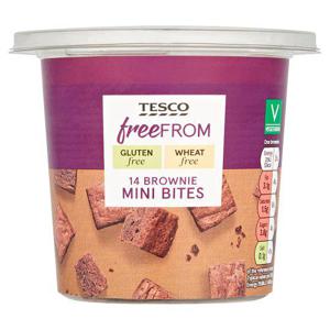 Tesco Free From 14 Brownie Mini Bites