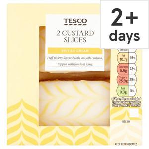 Tesco 2 Custard Slices