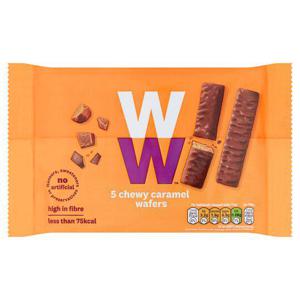 Weight Watchers Chewy Caramel Wafers 5 X 16G