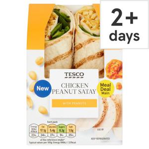 Tesco Chicken Peanut Satay Wrap