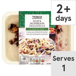 Tesco Ham & Mushroom Tagliatelle 450G