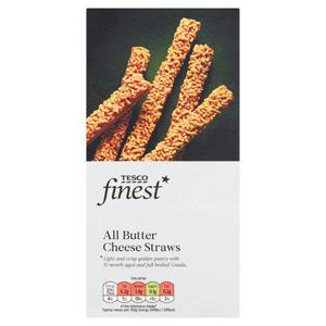 Tesco Finest All Butter Cheese Straw 100G