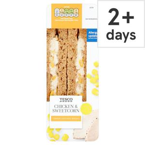 Tesco Chicken & Sweetcorn Sandwich