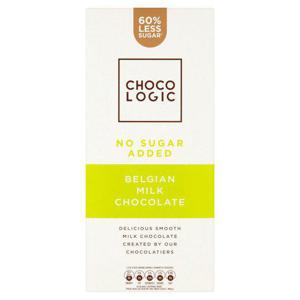 Chocologic No Added Sugar Milk Chocolate Bar 80G