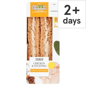 Tesco Roast Chicken & Stuffing Sandwich