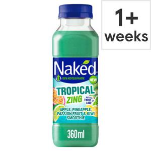 Naked Tropical Tropical Zing Smoothie 360Ml