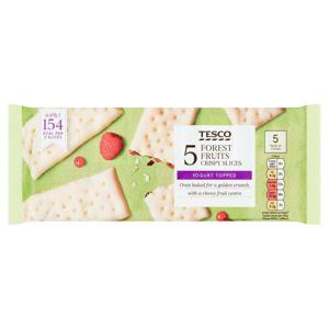 Tesco Forest Fruits Yogurt Topped Slices 180G