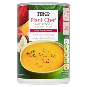 Tesco Plant Chef Sweet Potato & Coconut Soup 400G