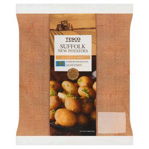 Tesco Suffolk New Potatoes 750G