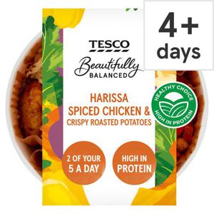 Tesco Beautifully Balanced Harissa Chicken & Roasted Potatoes 380G