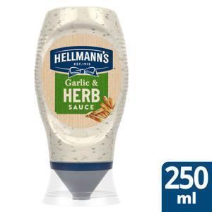 Hellmann's Garlic & Herb Sauce 250Ml