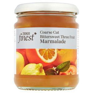 Tesco Finest Three Fruit Marmalade 340G