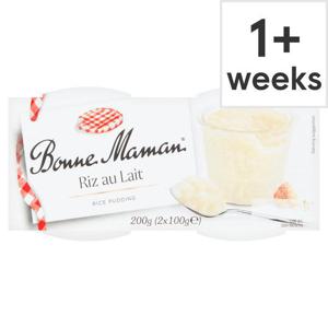 Bonne Maman Riz Au Lait Rice Pudding 2X100g