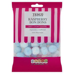 Tesco Chewy Raspberry Bonbons 200G