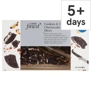 Tesco Fin*2 Cookies & Cream Cheesecake Slices 180G