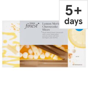 Tesco Finest 2 Lemon Meringue Cheesecake Slices 180G