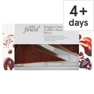 Tesco Finest 2 Belgian Chocolate Truffle Cheesecakes 180G