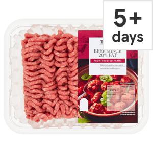 Tesco Beef Mince 500G 20% Fat