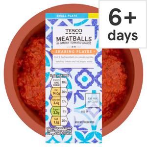 Tesco Meatballs In Smoky Tomato Sauce 200G