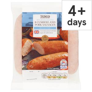 Tesco Reduced Fat Cumberland Sausage 454G