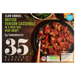 Sainsbury's Slow Cook Venison Casserole 530g (Serves 2)