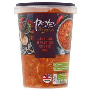 Sainsbury's Jamaican Jerk Chicken Soup, Taste the Difference 600g