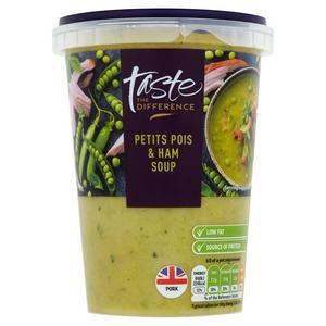 Sainsbury's Petits Pois & Ham Soup, Taste the Difference 600g