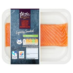 Sainsbury's Salmon Fillet, Lightly Smoked, Taste the Difference x2 240g