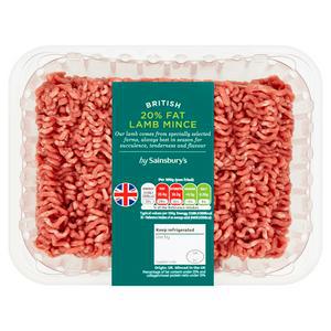 Sainsbury's Lamb Mince 20% Fat 500g