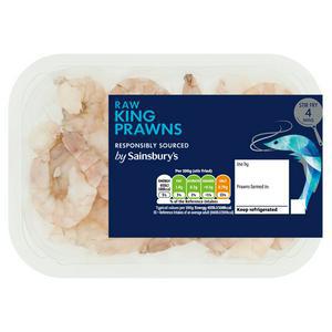 Sainsbury's Raw King Prawns 165g