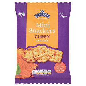 Rakusen's Mini Snackers Curry Crackers