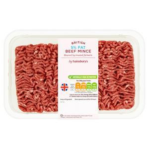 Sainsbury's Beef Mince 5% Fat 500g