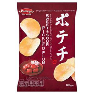 Koikeya Potato Chips Sweet & Sour Pickled Plum