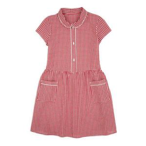 NUTMEG RED CLASSIC GINGHAM DRESS 11-12 Years