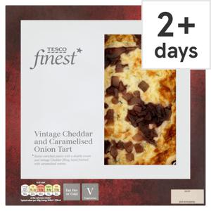 Tesco Finest Vintage Cheddar & Caramelised Onion Quiche400g