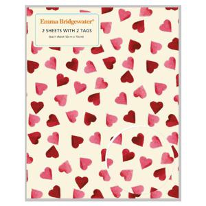 Emma Bridgewater Hearts Gift Wrap & Tag Pack