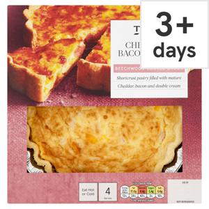 Tesco Cheese & Bacon Quiche 400G