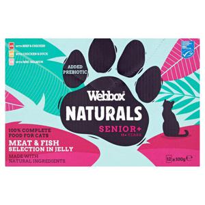 Webbox Naturals Senior Cat 11+ Selection In Jelly