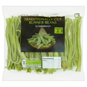 Sainsbury's Traditionally Sliced Runner Beans 160g