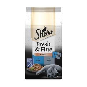 Sheba Fresh & Fine In Gravy With Tuna With Cod