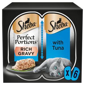 Sheba Perfect Portions With Tuna Chunks In Gravy